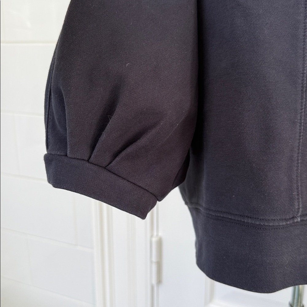 Caroll Paris cotton top Navy Blue Womens Size S - Picture 6 of 13